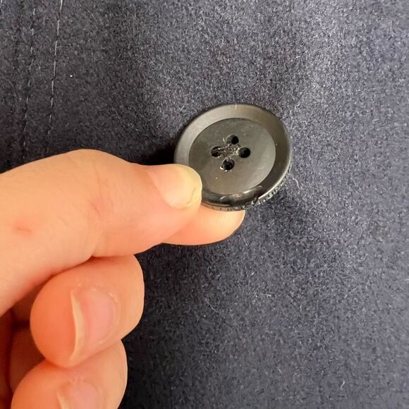 Sz S Lucky Brand Navy Blue Double Breasted Peacoat $200 MSRP - Picture 11 of 11